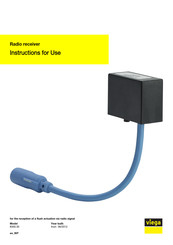 Viega 8350.35 Instructions For Use Manual