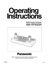Panasonic AWRP655N - MULTI FUNCTION CONTROLLER Operating Instructions Manual