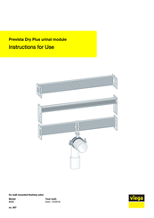 Viega PreVista Dry Plus 8565 Instructions For Use Manual