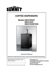Summit SBC570CMTWIN Instruction Manual