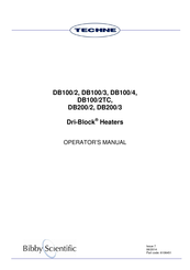 Bibby Sterilin Dri-Block DB200/3 Operator's Manual