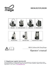 Mega MQ1000 MULTI INOX Operator's Manual