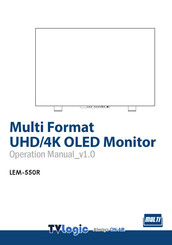 TV Logic LEM-550R Operation Manual