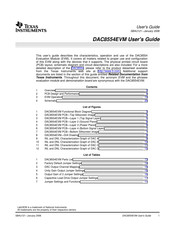 Texas Instruments DAC8554EVM User Manual