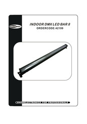 SHOWTEC INDOOR DMX LED BAR 8 Manual