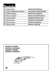 Makita GA7020SF Instruction Manual