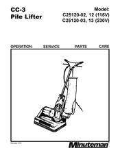 Minuteman CC-3 Series Operation Service Parts Care