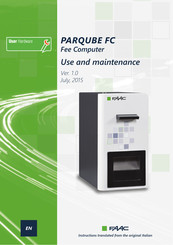 FAAC ParQube FC Use And Maintenance