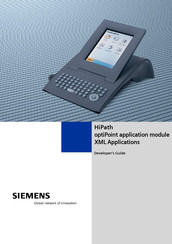 Siemens HiPath optiPoint 410 Developer's Manual