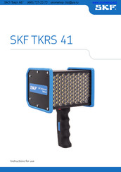SKF TKRS 41 Instructions For Use Manual