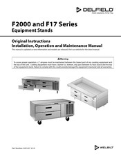 Delfield F17 Series Original Instructions Manual