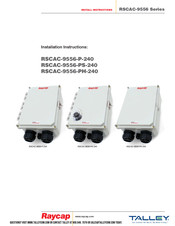 Raycap RSCAC-9556-PH-240 Installation Instructions Manual