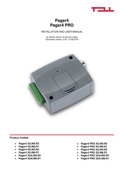 tell Pager4 3GA.IN6.R1 Installation And User Manual