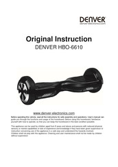 Denver HBO-6610 Original Instruction