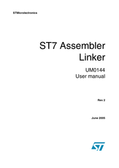 STMicrolectronics ST7 Assembler Linker User Manual