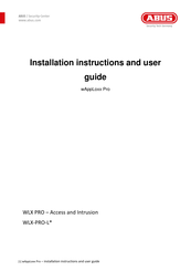 Abus WLX-PRO-L Installation Instructions And User Manual