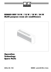 REMKO RKW 18 W Operation,Technology,Spare Parts