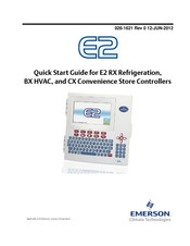 Emerson E2 CX Series Quick Start Manual