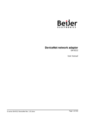 Beijer Electronics DeviceNet GN-9212 User Manual
