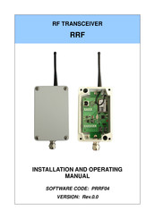 Sael RRF Installation And Operating Manual