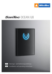 WimTec SanTec Ocean U8 Installation And Operating Instructions Manual