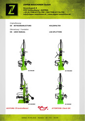 Zipper Maschinen ZI-HS30Z User Manual