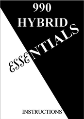 Esse Engineering 990 HYBRID Instructions Manual