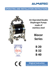 Almatec B 20 Operating And Installation