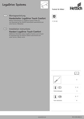 Hettich LegaDrive Installation Instructions Manual