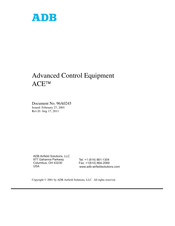 ADB ACE Series Manual