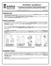 Networx Architech Mounting And Installation Instructions Manual
