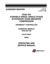 Gardner Denver VS45A Operating And Service Manual