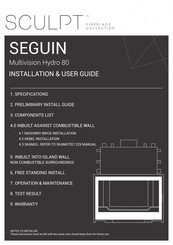 Sculpt SEGUIN MULTIVISION HYDRO 80 Installation & User Manual