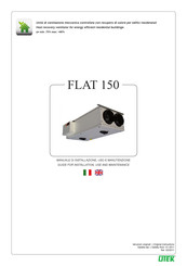 UTEK FLAT 150 Use And Maintenance