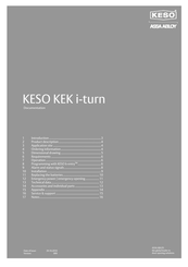 Assa Abloy KESO KEK i-turn Documentation