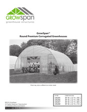 GrowSpan 106265 Manual