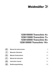 weidmuller Transclinic 4i+ Instruction Manual