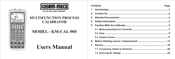 Kusam-meco KM-CAL-905 User Manual