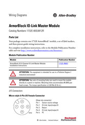 Allen-Bradley ArmorBlock 1732E-8IOLM12R Wiring Diagrams