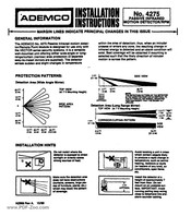 Ademco 4275 Installation Instructions Manual