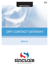 SINCLAIR DRY CONTACT GATEWAY SDG-01 User Manual
