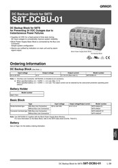 Omron S8T-DCBU-01 Manual