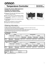 Omron E5AX-BA Series Manual