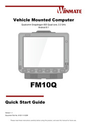 Winmate FM10Q Quick Start Manual