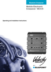 Blaupunkt Velocity VEX-01 Operating And Installation Instructions