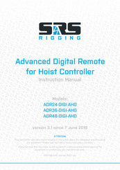 SRS Labs ADR48-DIGI-AHD Instruction Manual