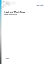 Harmonic Spectrum MediaStore Series Component Replacement Manual