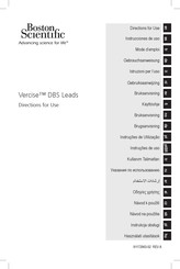 Boston Scientific Vercise DBS Leads Series Directions For Use Manual