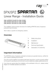 Raytec SPARTAN SPX Series Installation Manual