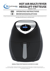 1A Profi Handels Grill ECO AIR-PROFI SOUP DC-1400W Operating Instructions Manual